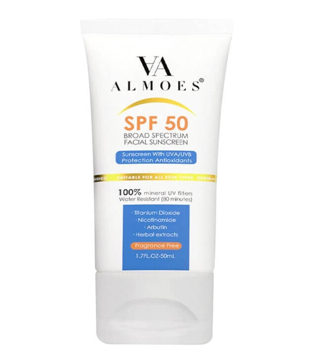 ALMOES | BROAD SPECTRUM FACIAL SUNSCREEN SPF50